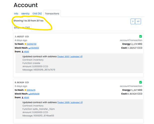 explorer-account transaction